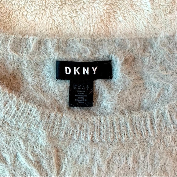 DKNY Teddy Sweater Grey, size Extra Small - Picture 3 of 4